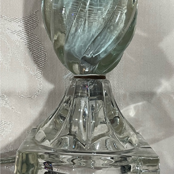Antique Glass Table Lamp - Picture 5 of 12